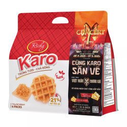 Bánh karo trứng tươi Richy gói 156g