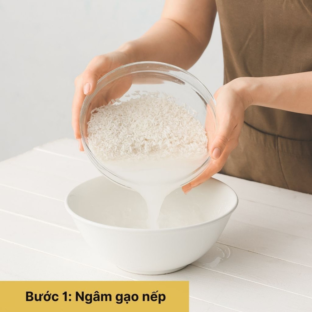 Ngâm gạo nếp