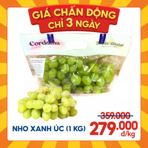 Nho xanh Úc (1 kg)