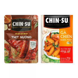 Combo xốt Chinsu: thịt nướng và gà chiên nước mắm