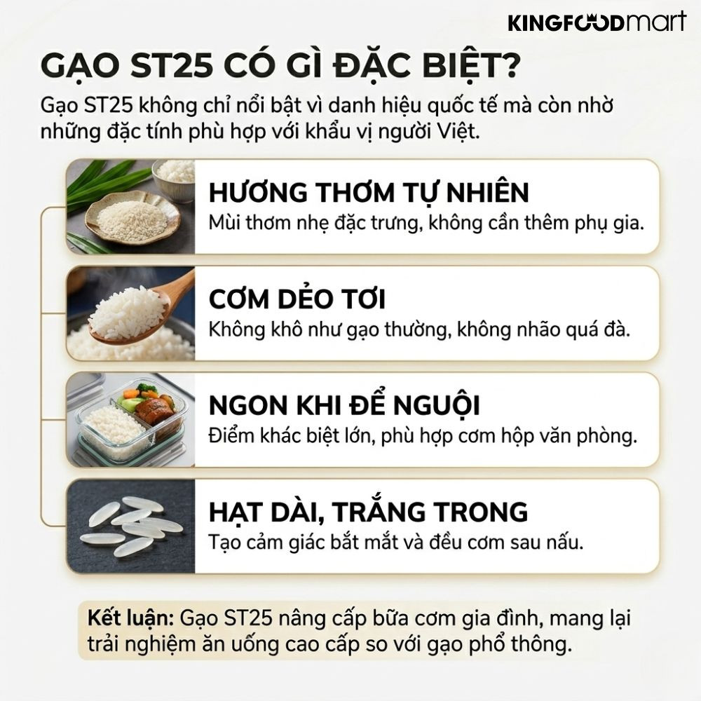 Giá gạo ST25 hôm nay bao nhiêu 1kg? 
