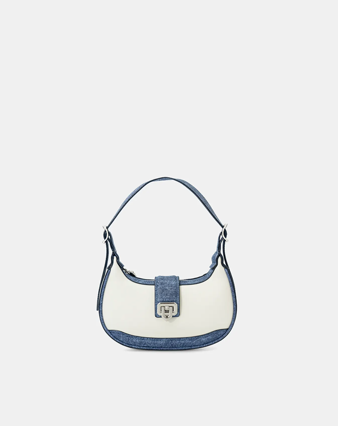 Túi Xách Nhỏ Hobo Phối Khoá - Image 2