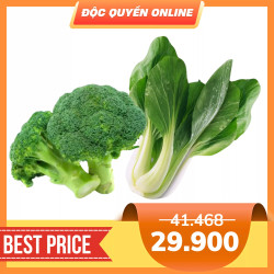Combo Cải thìa & Bông cải xanh Đà Lạt
