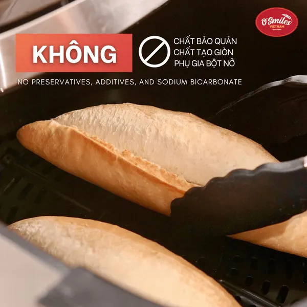 Bánh mì tươi đông lạnh O'Smiles gói 350g