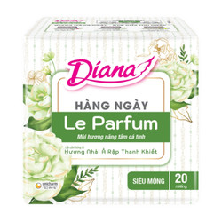 Băng vệ sinh hằng ngày Le Parfum hương nhài Diana gói 20 miếng (1 Gói)