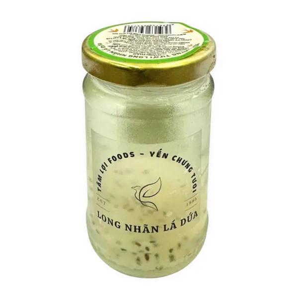 Yến chưng tươi long nhãn lá dứa Tâm Lợi hũ 100ml