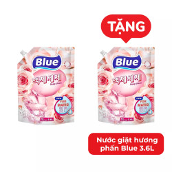 Nước giặt Blue deep clean hương phấn hồng túi 3.6L