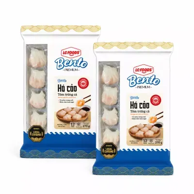 Combo 2 gói há cảo tôm trứng cá LC Foods 270g