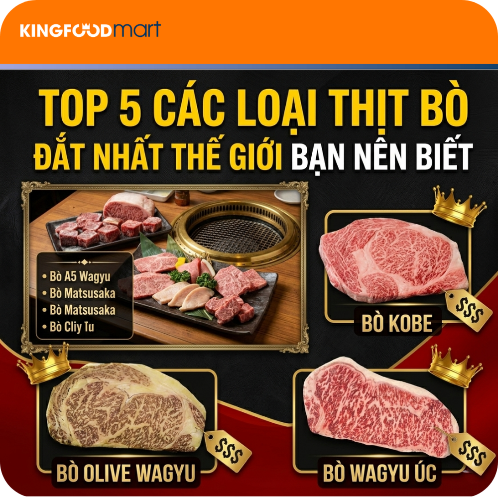 Top 5 các loại thịt bò đắt nhất thế giới bạn nên biết