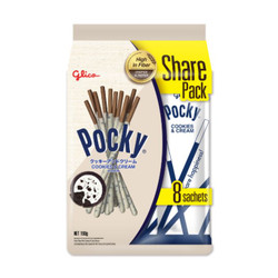 Bánh que kem cookies & cream Pocky gói 160G (1 Gói)