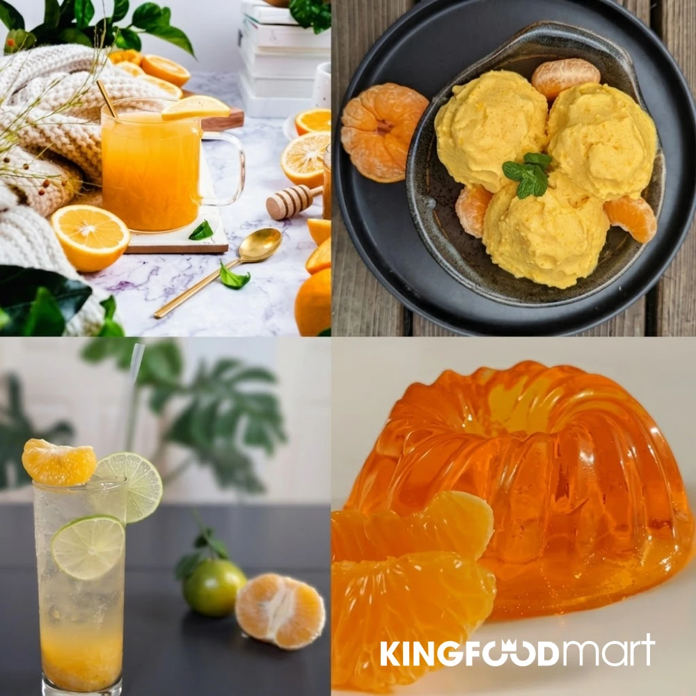 Nước ép và món tráng miệng từ quýt đường tươi mát giải nhiệt bổ dưỡng ngày hè. 