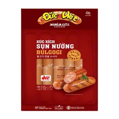 Xúc xích sụn nướng Bulgogi Đức Việt gói 450g
