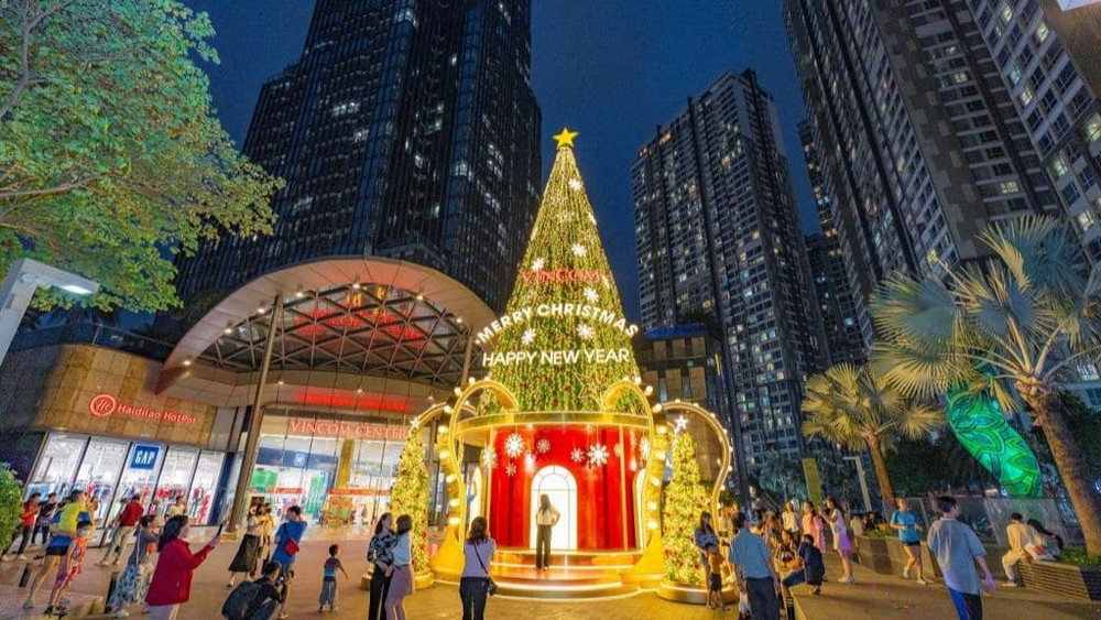 địa điểm trang trí Noel 