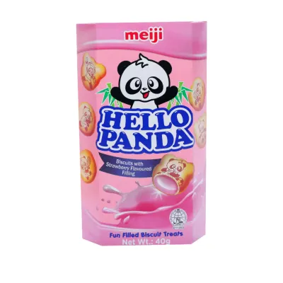 Bánh Hello Panda dâu Meiji hộp 40g
