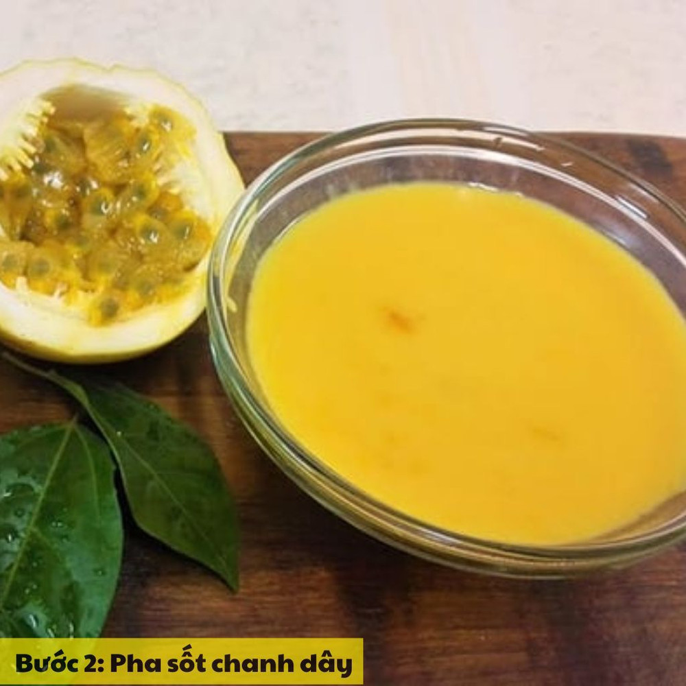 pha sốt chanh dây