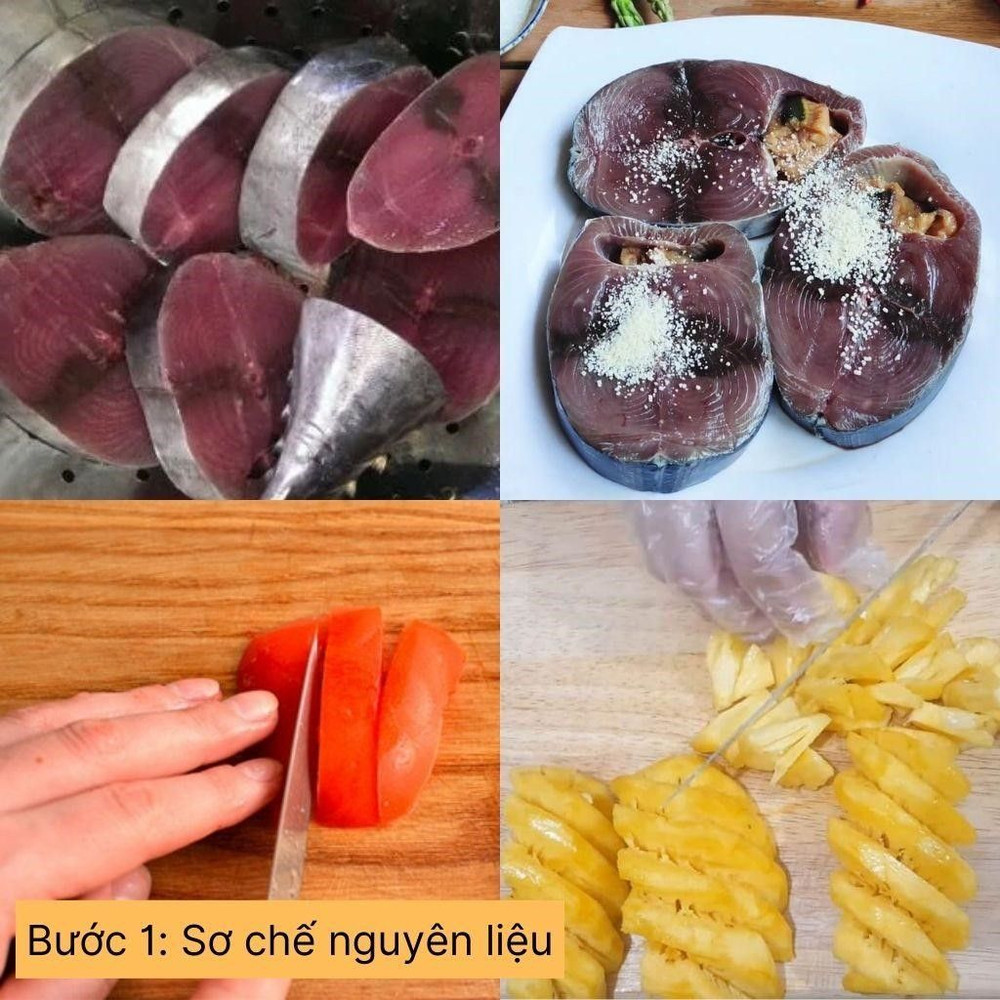 sơ chế nguyên liệu