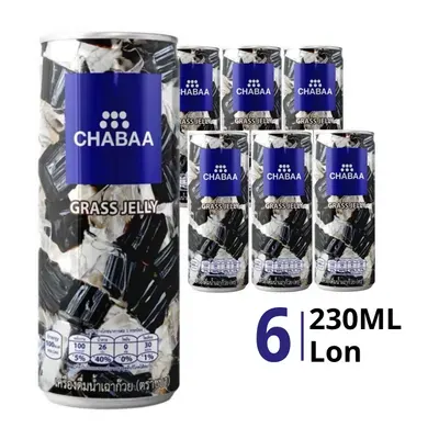 Lốc 6 lon nước sương sáo Chabaa 230ml