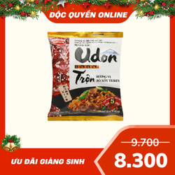 Mì udon trộn hương vị bò xốt Teriyaki gói 82g (1 Gói)