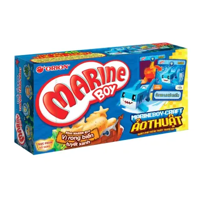 Bánh quy Marine Boy vị tảo Orion hộp 35g