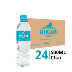 Thùng nước tinh khiết Hikari chai 500ml (24 Chai)