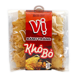 Bánh tráng khô bò Vị gói 55g (1 Gói)