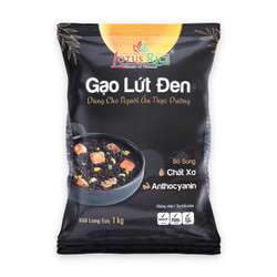 Gạo lứt đen Lotus Rice túi 1kg