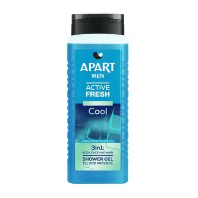 Gel tắm nam Apart mát lạnh sảng khoái 3 trong 1 chai 500ml