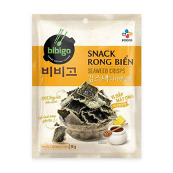 Snack rong biển Bibigo vị bắp mật ong 25g (1 Gói)