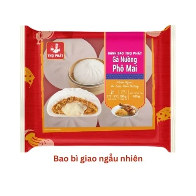 Bánh bao gà nướng phô mai Thọ Phát gói 400g