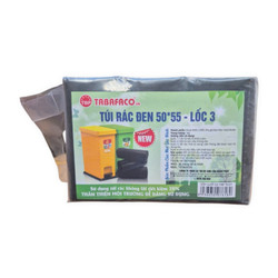 Lô 3 túi rác đen size tiểu (50*55cm) (49-51 cái) TBP 1kg (1 Lốc)