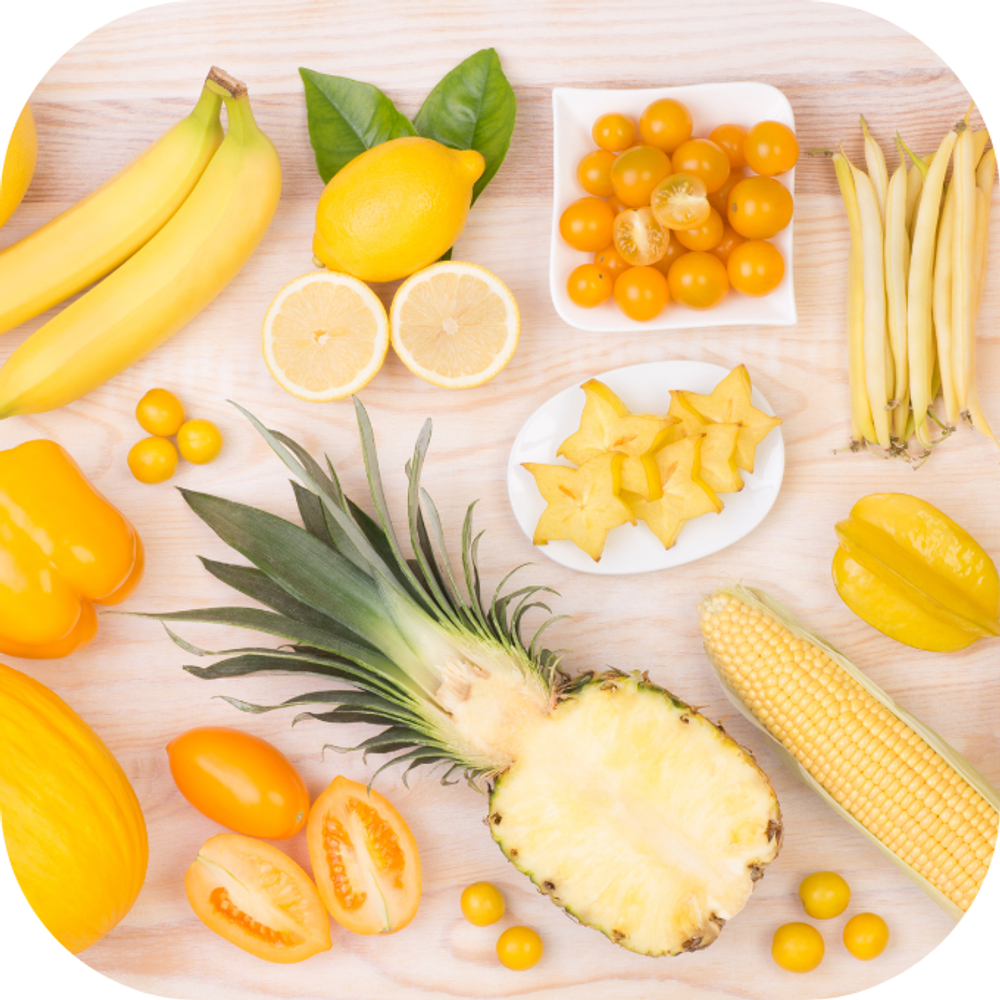 thực phẩm màu vàng