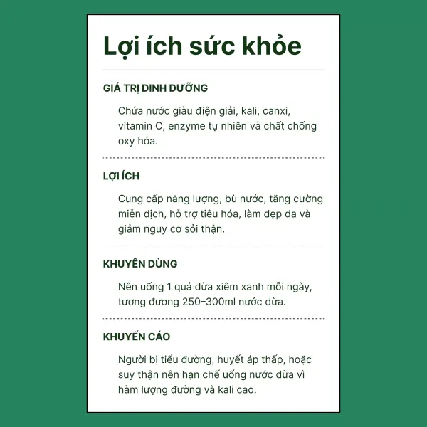 Combo dừa xiêm xanh 5 quả size 300-400g