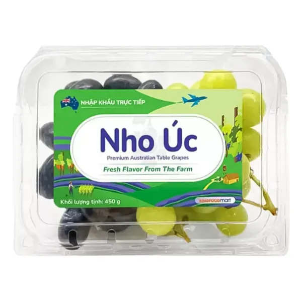 Nho Úc Mix 2 màu hộp 450g