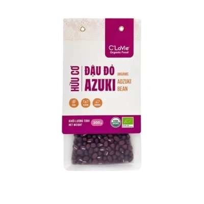 Đậu đỏ Azuki hữu cơ C'Lavie gói 200g