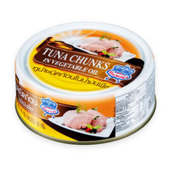 Cá ngừ xắt khúc ngâm dầu thực vật Sea Crown lon 140g