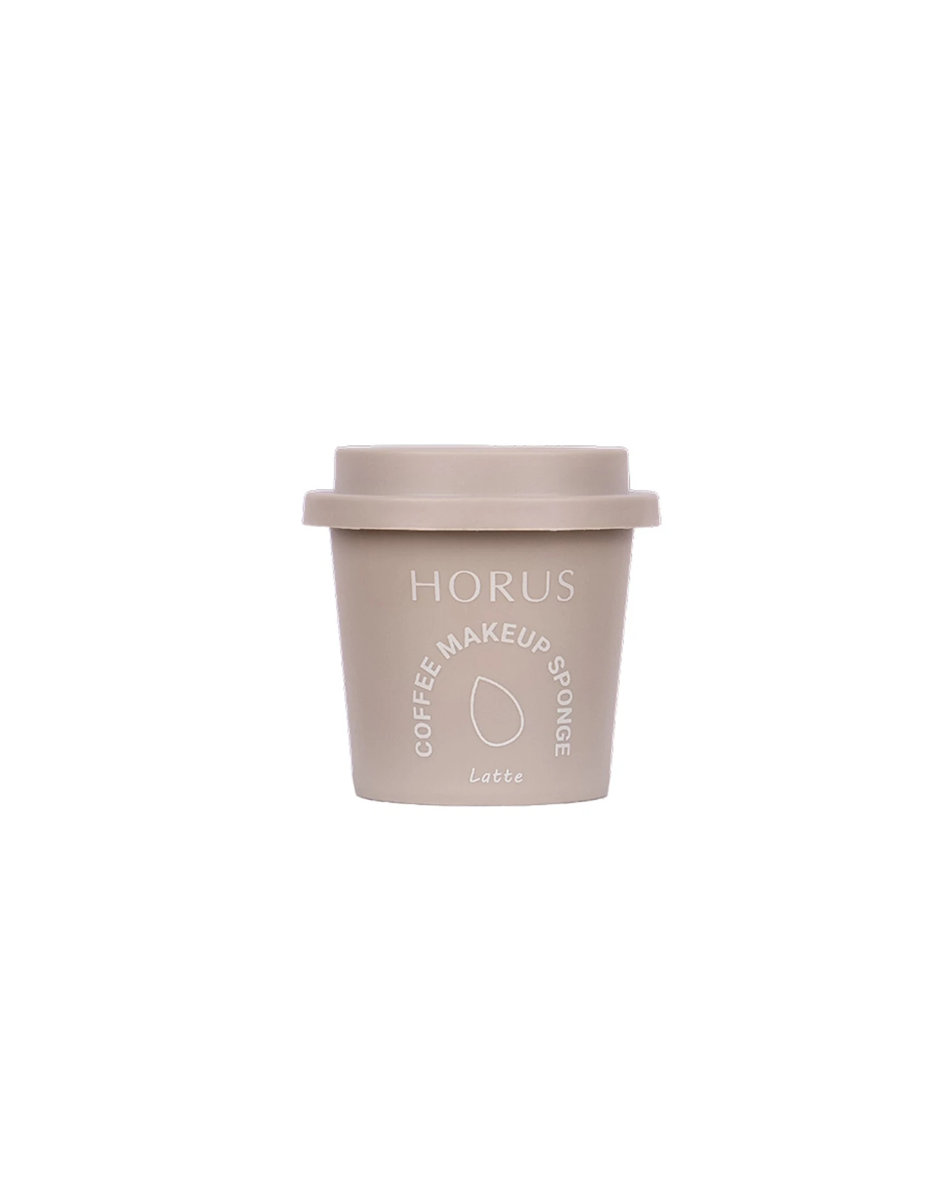 Mút Trang Điểm Horus Coffee Make Up Sponge - Latte - Hình Giọt Nước Màu Be - Image 2