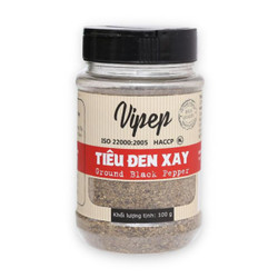 Tiêu đen xay Vipep hũ 100g