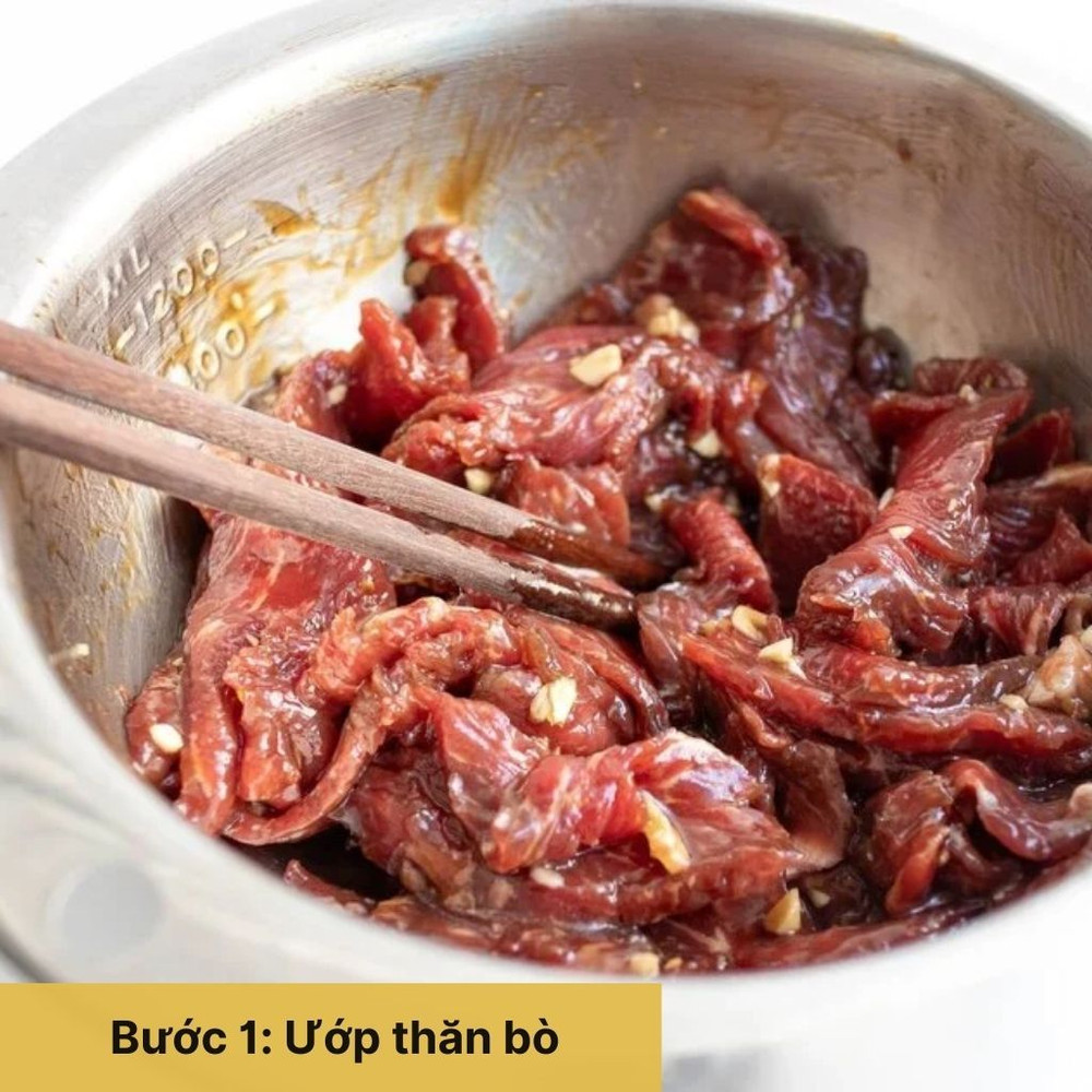 Ướp thịt bò