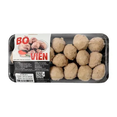 Bò viên gân Freshfoco khay 200g