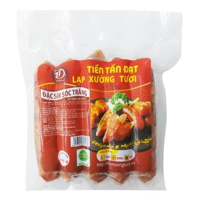 Lạp xưởng tươi vị tiêu Tiến Tấn Đạt gói 250g