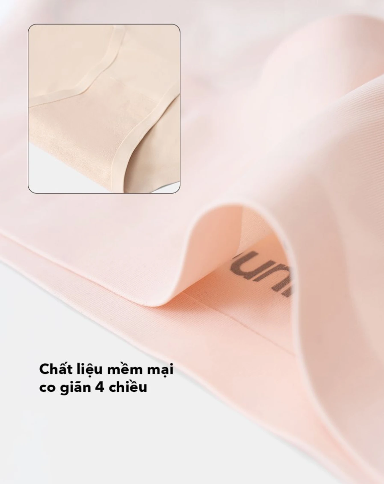 Set 5 Quần lót lưng vừa vải su không đường may - Image 4