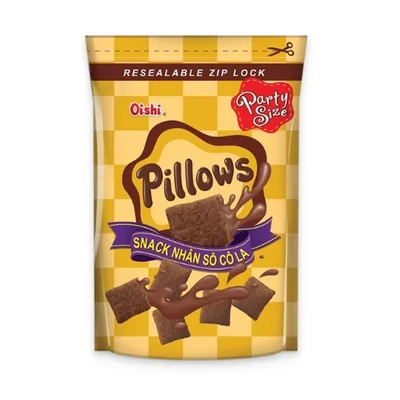 Snack nhân vị sữa dừa Oishi gói 80g