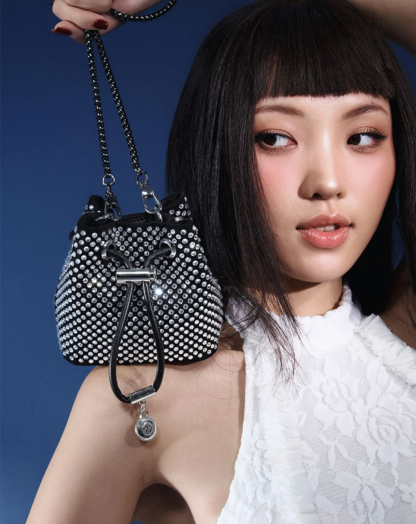 Túi Xách Nhỏ Mini Đính Hạt Ma Cherie - Image 2