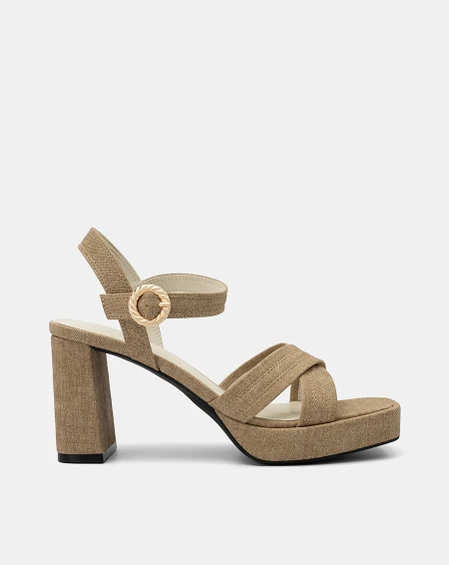 Giày Sandal Đế Đúp Quai Chéo
