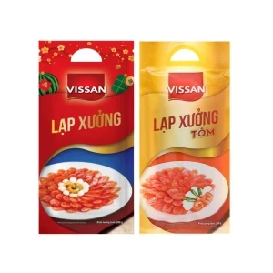 Combo lạp xưởng vị truyền thống 200g và lạp xưởng vị tôm 200g