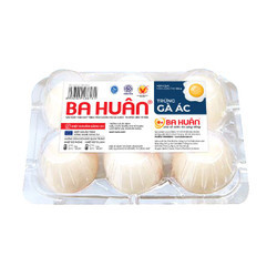 Trứng gà ác Ba Huân size 32g (hộp 6 quả)