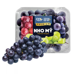 Nho đen Mỹ không hạt hộp 450g (1 Hộp)