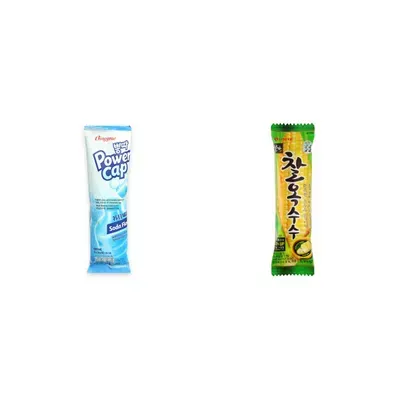 Combo Kem pongta soda Binggrae cây 130ml + Kem bánh bắp Lotte gói 140ml