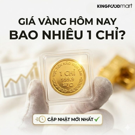 Giá vàng hôm nay bao nhiêu 1 chỉ? Cập nhật mới nhất 2026