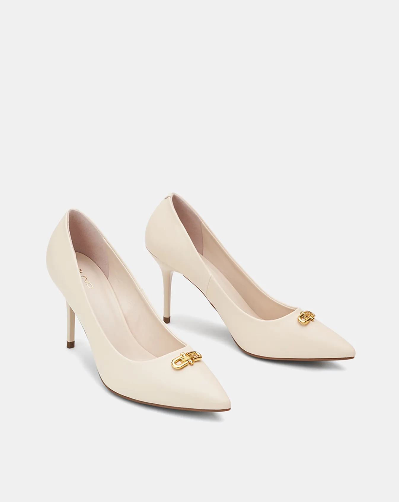 Giày Cao Gót Pump Phối Khóa Trang Trí - Image 7